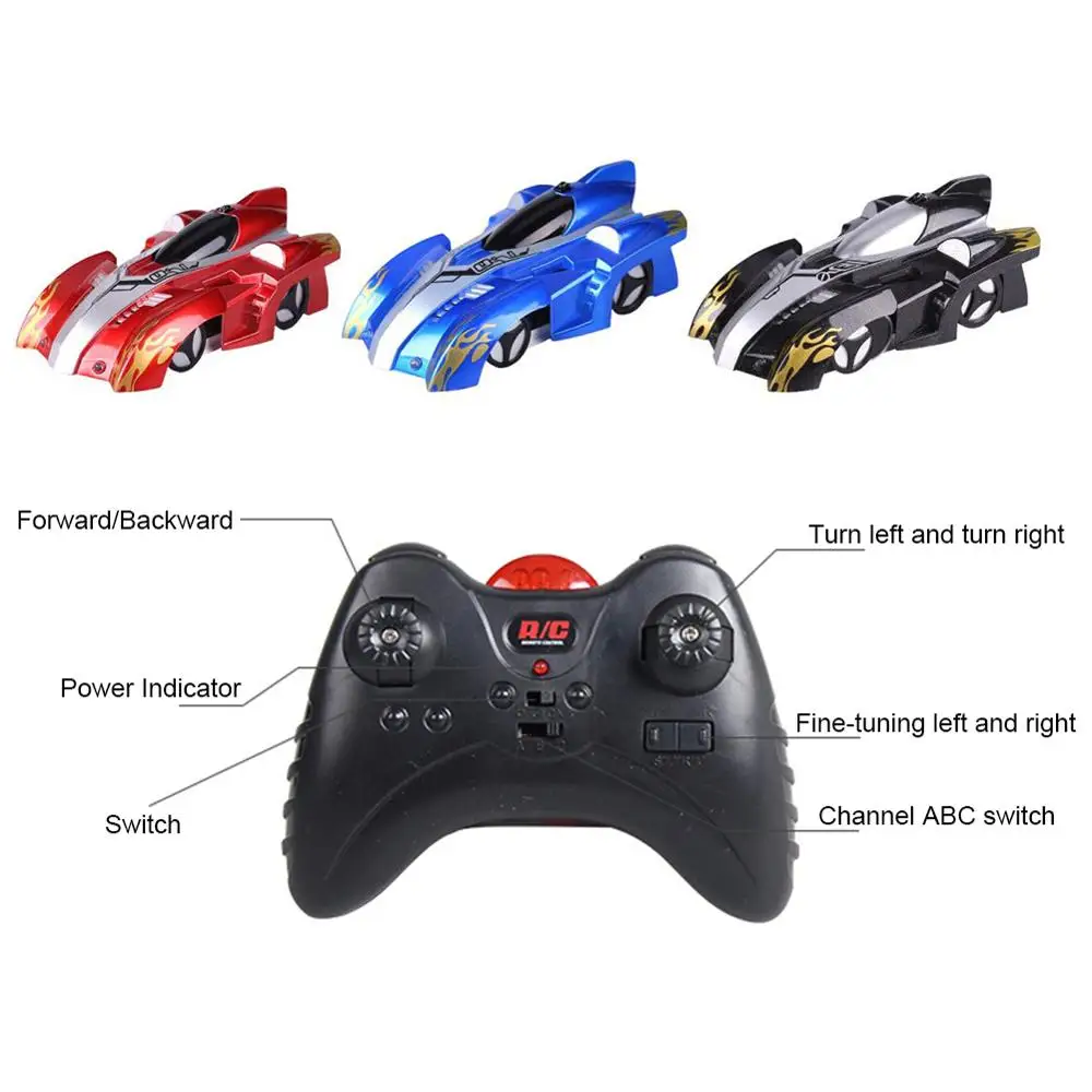 New RC Car Wall Racing Car Toys Climb Ceiling Climb Across the Wall Remote Control Toy Car Model Christmas Gift for Kids New RC Car Wall Racing Car Toys Climb Ceiling Climb Across the Wall Remote Control Toy Car Model Christmas Gift for Kids