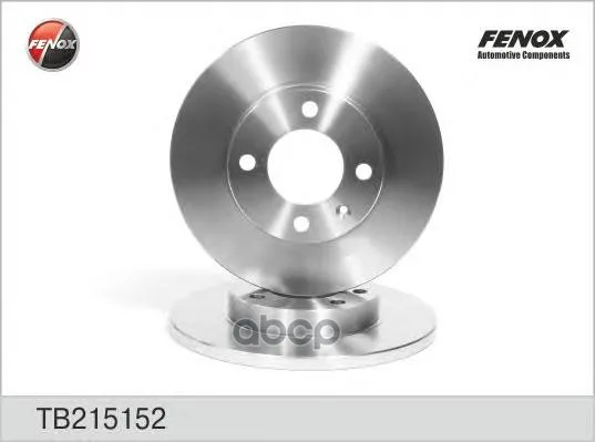 Диск Тормозной Передний Vw Golf 74-92, Passat 73-96, Polo 81-01 Tb215152 FENOX арт. TB215152