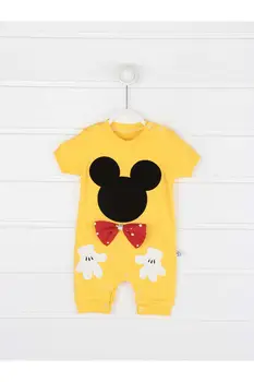 

Yellow Summer Baby Boy Rompers