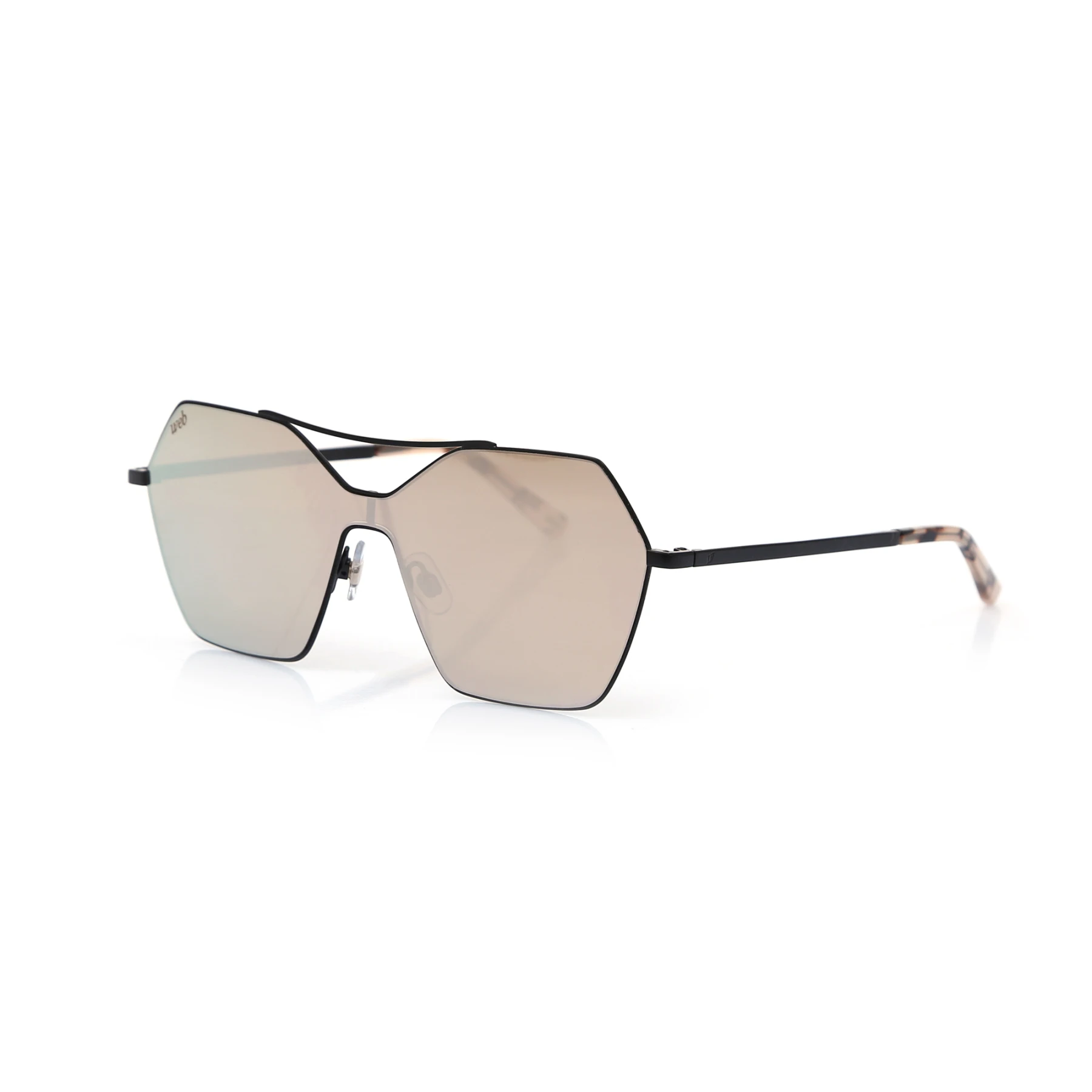 

Women's sunglasses w 0213 02g metal black polycarbonate rectangular rectangle 58-16-140 web
