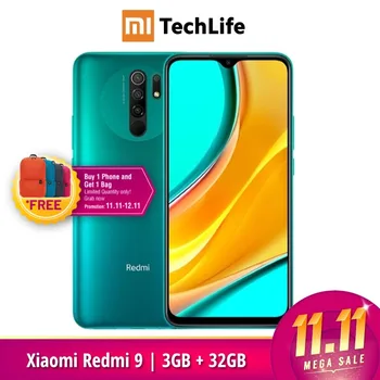 

Global Version Xiaomi Redmi 9 32GB ROM 3GB RAM (Brand New / Sealed) redmi9, redmi9 32, Smartphone, mobile, telephone