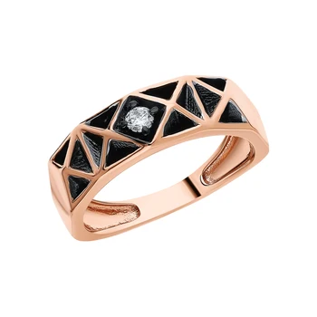 

Silver ring with cubic zirconia sunlight sample 925
