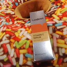 LANBENA-suero Facial blanqueador con vitamina C, esencia para la piel que aclara las manchas, elimina manchas oscuras y pecas