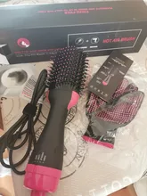 Hair-Dryer Comb Curler Brush-Hair Volumize 1blow One Step Electric-3 IN