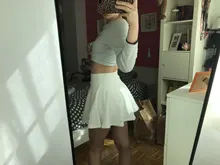 Plegie-Falda pantalón para mujer, prenda de cintura alta y pantalón corto ideal para todo el año, disponible en las tallas M-5XL