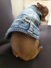 Chaleco vaquero para perro, ropa vaquera para perro, chaqueta, ropa informal para perro salchicha, Bichon, Shih, Tzu, Pitbull, 2020