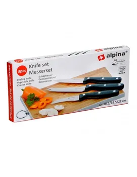 

Set of 3 knives several alpina 18,5 19, 5 22cm