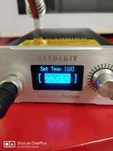 Estación de soldadura T12 STM32 2,1 S, 5 pines, pantalla OLED 1,3, temperatura ajustable, electrónica Digital, con puntas de soldadura