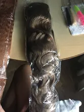 AISI BEAUTY-extensiones de cabello sintético con coleta ondulada para mujer, coletero con cordón, color negro, Rubio y rojo