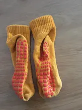 Calcetines antideslizantes finos y transpirables para niño y niña, calcetines de cuero para el hogar, algodón, Color caramelo, Otoño/Invierno/primavera/verano