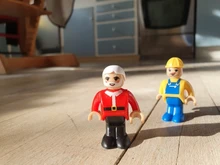 Cabezal de conexión TTC01 para niños, tren de juguete de pista de madera, coche, camión, motor locomotor, juguetes de ferrocarril