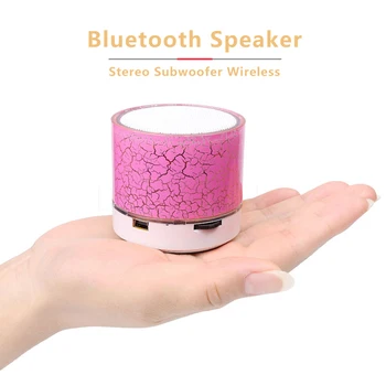 

Bluetooth Speaker,Stereo Subwoofer Wireless,Audio Support TF Card,Colorful LED Light,Speaker With Micphone,for phone Android IOS