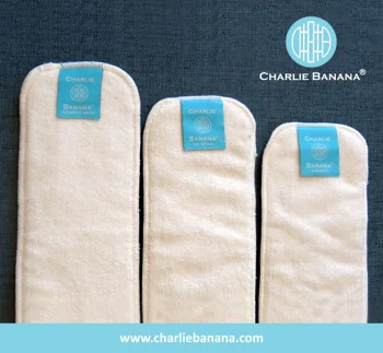 

INSERTS MICROFIBER DIAPER (3 PCS) CHARLIE BANANA - DIAPER DIAPERS WASHABLE CLOTH BEBE NEWBORN BABY