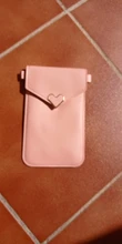 Cartera con pantalla táctil para teléfono móvil, bolso de mano con correa de cuero para Smartphone, Iphone X, S10, Huawei P20