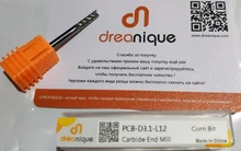 Bits Milling-Tools End-Mill Solid Carbide Cutting CNC PCB D0.8