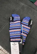 Snowboard Gloves BOODUN Mittens Skating Warm Waterproof Winter Women for Non-Slip Cotton