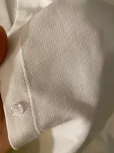 White Blouse Official-Tops Green Shirt Spring-Pocket Oversized Blusas Long-Sleeve Lizkova