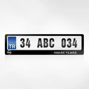 

Personalized Is With Nissan Logo Plates of