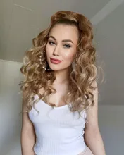 Coleta ondulada de cuerpo largo vigoroso para mujer, extensión de cabello sintético, Clip en peluca, cabello falso negro