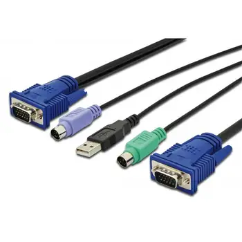 

DIGITUS KVM KABEL 1.8M VGA PS/2 MOUSE PS/2-KEYBOARD