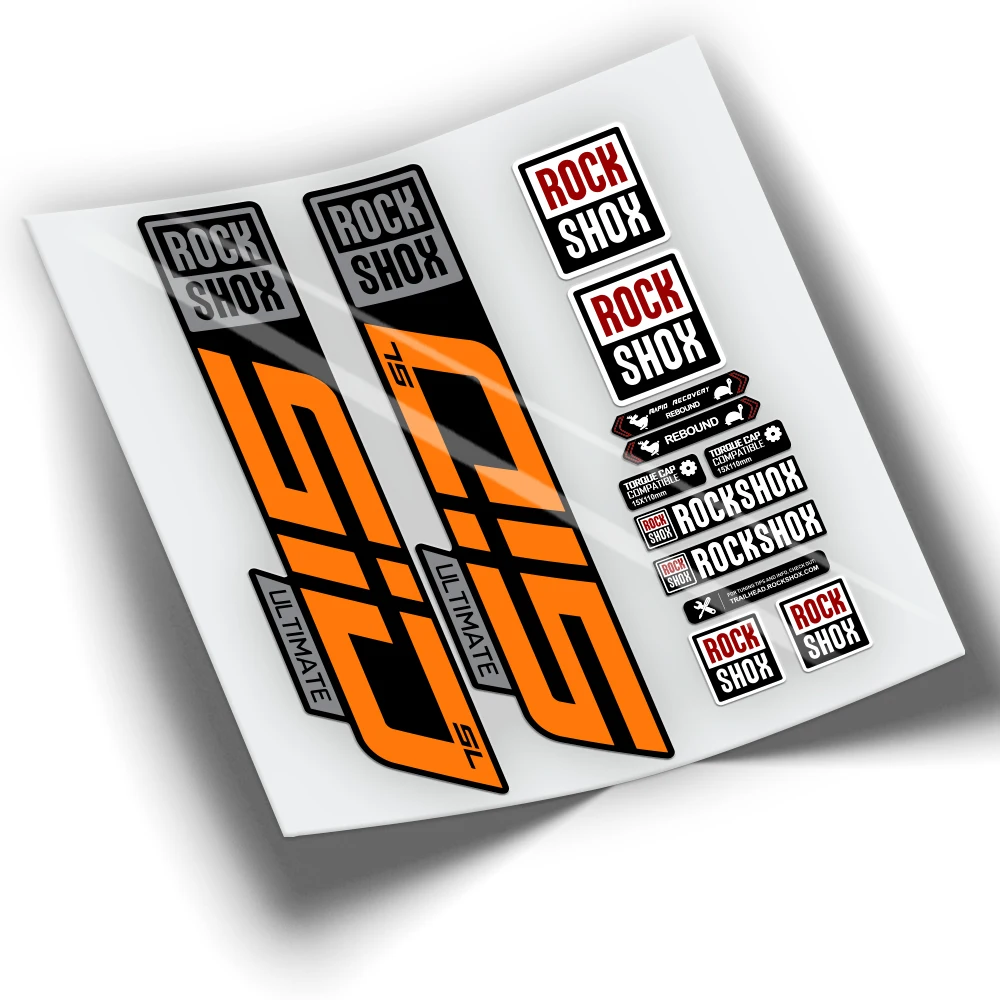 Adesivi Rockshox Sid Ultimate Sl 2021 Bicolore Wp337 Adesivi Per Mountain Bike Adesivi Per Ciclismo Accessori Per Bici