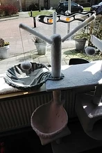 Cat Hammock Pet-Bed Hanging Sleeping-Kennel Install-On-Cat-Tree Soft Plush Dia Big-Capacity