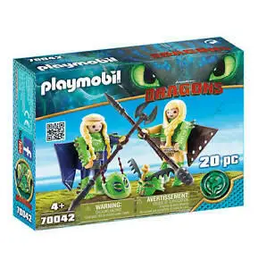 

70042 Playmobil Chusco and Brusca with flying costume toy articles created Manual