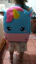 Girl Backpack Unicorn School-Bag Toddler Cartoon Travel Kids Mini Pre 3D for Boys 2-8-Years