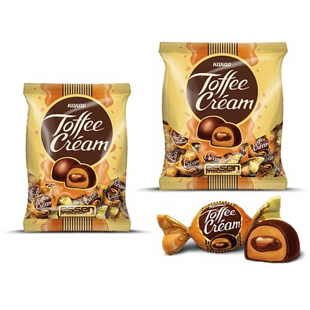 Конфеты Essen &quotToffee cream" 1000 гр|Шоколадная и ореховая паста| |
