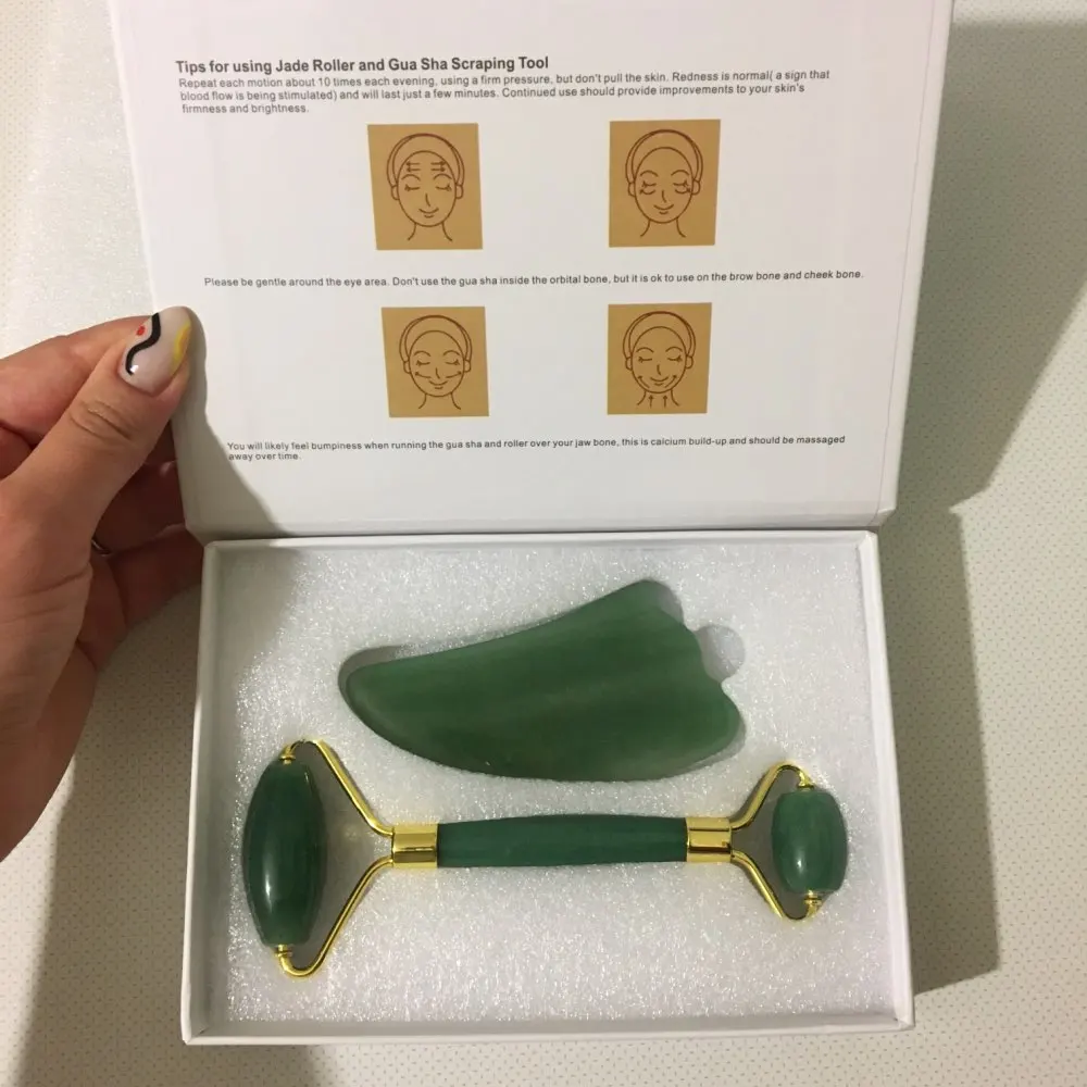 Coffret Rouleau de Jade et Gua Sha