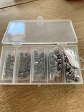 Unids/caja de plomo de mordedura abierta, clip de pesca desnuda, mordedura redonda, plomada, aparejos de pesca auxiliares, 100