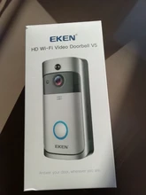 EKEN V5, videoportero IP inteligente, WIFI, vídeo, puerta, teléfono, timbre, WIFI, timbre, cámara, alarma IR, cámara de seguridad inalámbrica