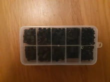 Tornillo de nailon M3NH1 M3, separador de nailon hexagonal Blanco/Negro, cabeza plana, espaciado de plástico de nailon, tuercas, 300 Uds.