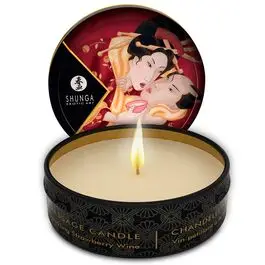 

SHUNGA MINI CARESS BY CANDELIGHT CANDLE MASSAGE STRAWBERRY AND CHAMPAGNE 30ML
