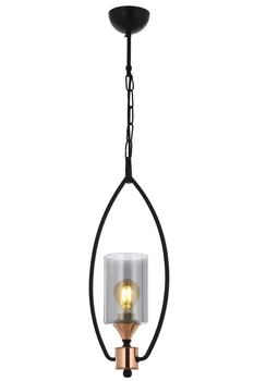 

AVONNI AV-1660-1BSY Antique Plated Pendant, E27, Metal, Glass, 3