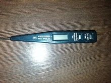 Medidor de voltaje con indicador eléctrico, voltímetro Digital con bolígrafo, enchufe de pared de 12V-250V, CA/salida de corriente CC, Detector de Sensor, pluma probadora