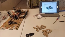 RaspClaws araña hexápoda Kit de Robot con OpenCV objetivo de vídeo de seguimiento transmisión arrastrándose Robot para Raspberry Pi 3 modelo B, modelo B +/B