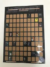 Póster de película de Anime para el hogar, papel tapiz de 59x42cm, de alta calidad, con decoración de iconos artísticos para amantes del Anime, 100