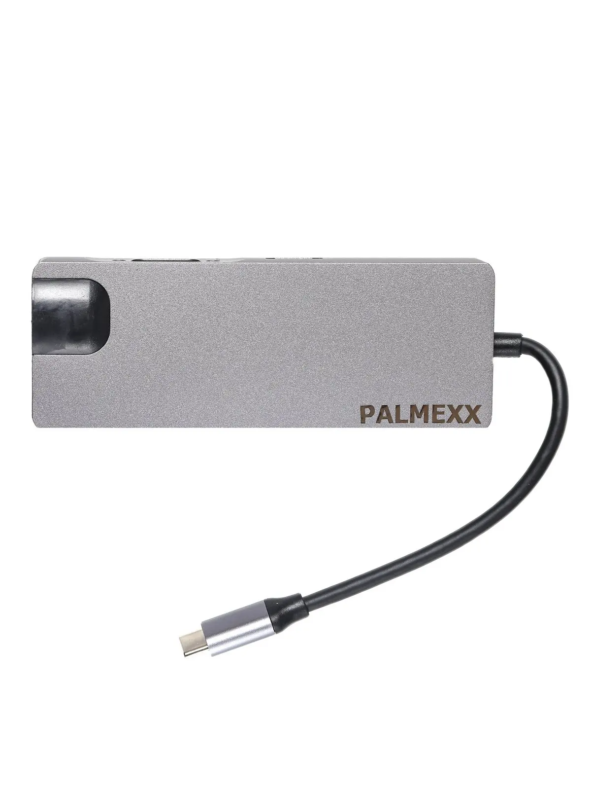 Хаб PALMEXX 8в1 USB-C to HDMI+VGA+2*USB3.0+USBC+CR+LAN PX/HUB-011 | Электроника