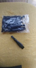 Cepillo de limpieza de nailon de doble cabezal, para afeitadora de barba, afeitadora, removedor de pelo portátil, reemplazo de plástico negro para viaje, 10 Uds.