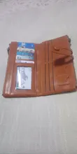Billeteras RFID de cuero con cera de aceite de alta calidad para mujer, cartera larga Retro, monedero, tarjetero, 2020
