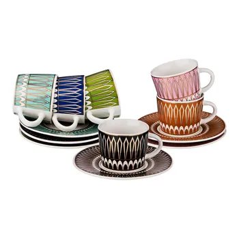 

Coffee set for 6 people 12 Ave. Collection "Edelweiss" 85 ml