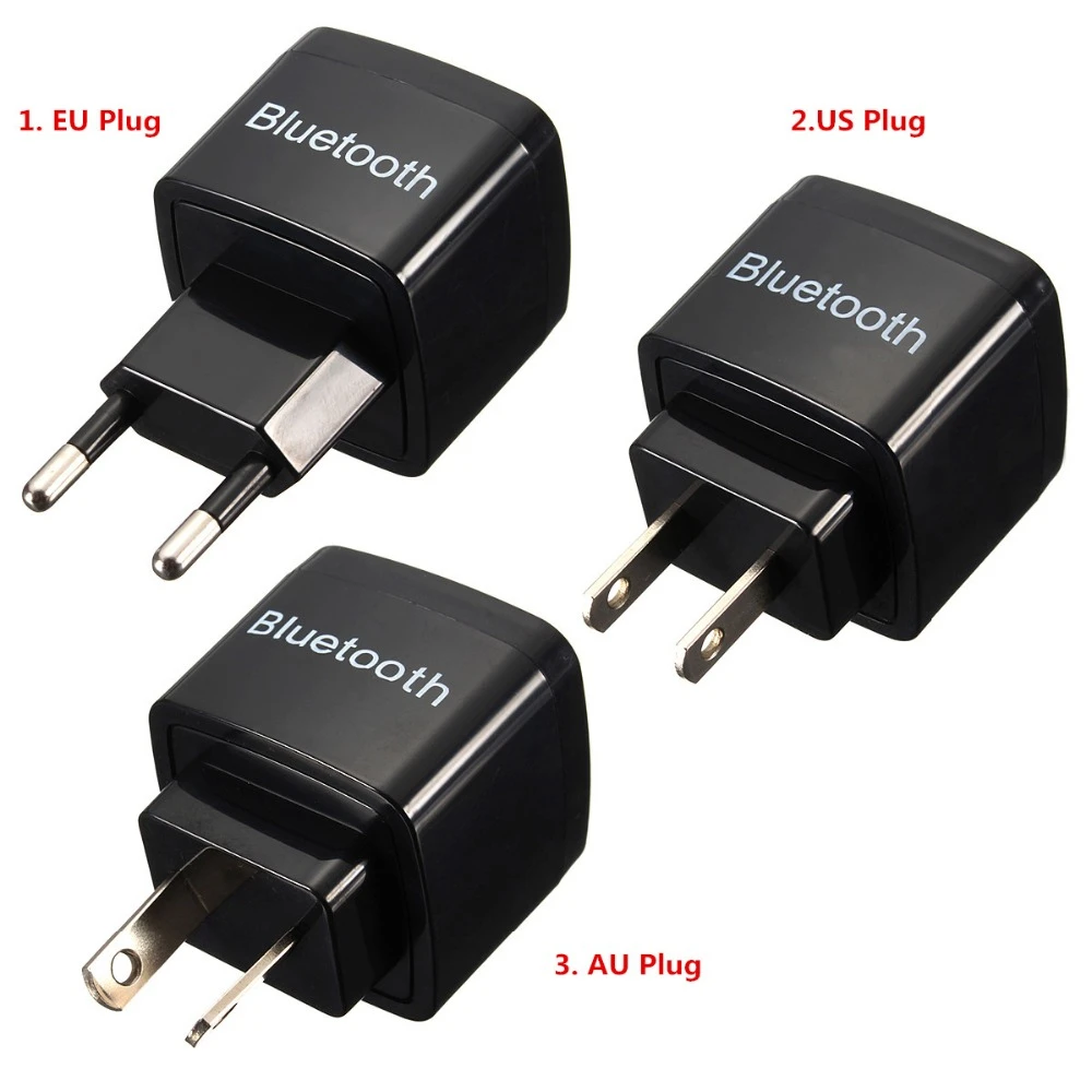 Универсальный портативный Bluetooth 3,0 RCA Aux 3,5 мм аудио адаптер беспроводной музыкальный приемник AC EU US AU разъем питания 110~ 240 В для динамика