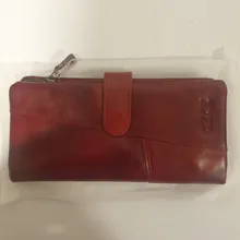 Wallet Handbag Purse Female Business GZCZ Womens Luxury Pouch for Genuine-Leather