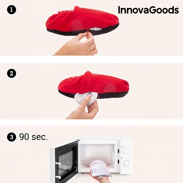 InnovaGoods Foot Warming Slippers