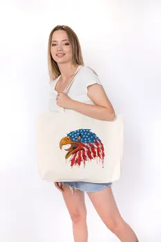 

Angemiel Bag Large Amerkan Şahini Tote Shopping Beach Bag