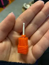 Fresas de cerámica para manicura, cortadoras de brocas para máquina de manicura, limas eléctricas para uñas, 1 Uds.