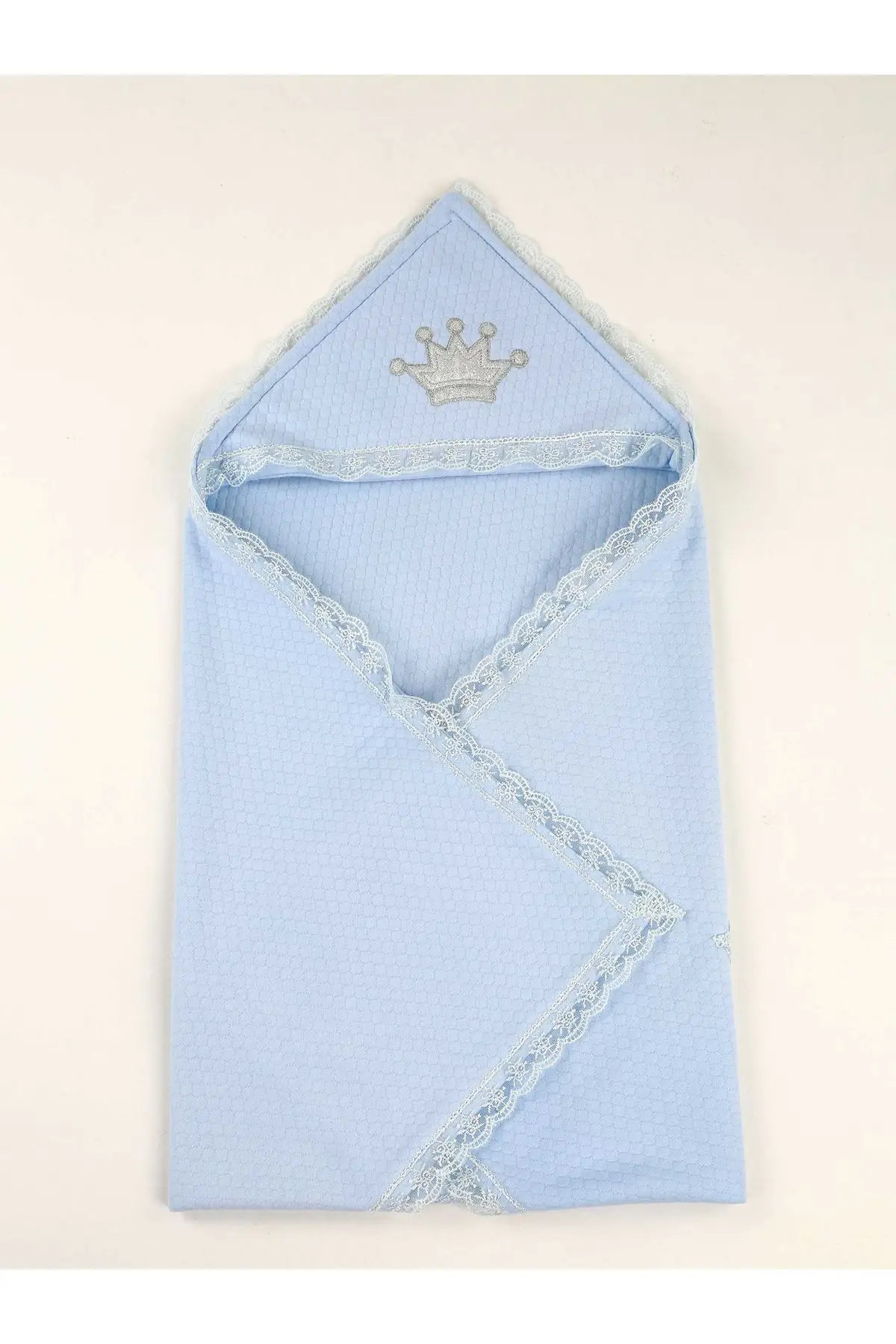 Blue 85 X85 cm Male Baby Swaddle Blanket