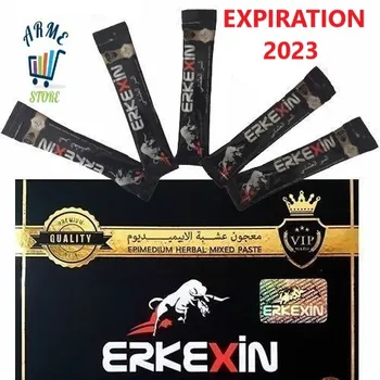 

Erkexin Natural Aphrodisiac, Epimedium Stick Paste 20 g X 12 pieces Ginseng Herbal Aphrodisiac EXPIRATION 2023