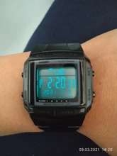 Skmei.- Relojes digitales deportivos para hombre, relojes masculinos de pulsera, electrónicos, de lujo, digital led, resistente al agua